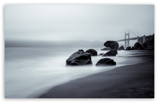Golden Gate Bridge Shrouded in Morning Fog UltraHD Wallpaper for UHD 16:9 ; HD 16:9 ; UltraWide 21:9 24:10 32:9 32:10 ; Widescreen 16:10 5:3 ; Fullscreen 4:3 5:4 3:2 ; Tablet 1:1 ; Mobile 9:16 9:19.5 9:20 9:21 9:22 10:16 2:3 3:5 3:4 ; Dual 16:10 5:3 16:9 4:3 5:4 3:2 ;