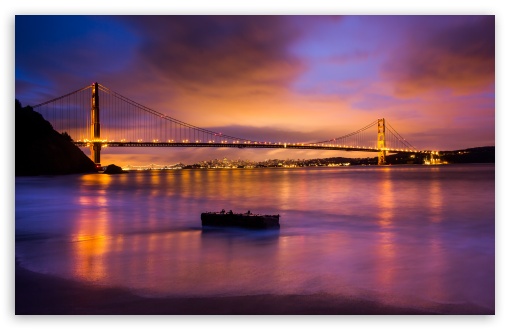 Golden Gate Bridge Sunrise at Kirby Cove San Francisco UltraHD Wallpaper for UHD 16:9 ; HD 16:9 ; UltraWide 21:9 24:10 32:9 32:10 ; Widescreen 16:10 5:3 ; Fullscreen 4:3 5:4 3:2 ; Dual 16:10 5:3 16:9 4:3 5:4 3:2 ;