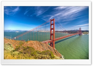 Golden Gate By Day Ultra HD Wallpaper for 4K UHD Widescreen desktop, tablet & smartphone