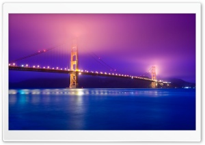 Golden Gate Fog Ultra HD Wallpaper for 4K UHD Widescreen desktop, tablet & smartphone