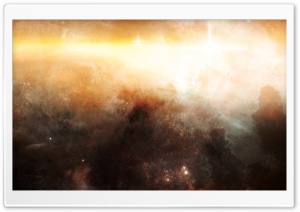 Golden Nebula Ultra HD Wallpaper for 4K UHD Widescreen desktop, tablet & smartphone