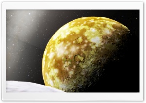 Golden Planet Ultra HD Wallpaper for 4K UHD Widescreen desktop, tablet & smartphone
