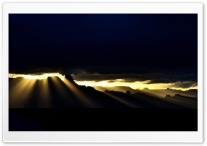 Golden Rays Ultra HD Wallpaper for 4K UHD Widescreen desktop, tablet & smartphone