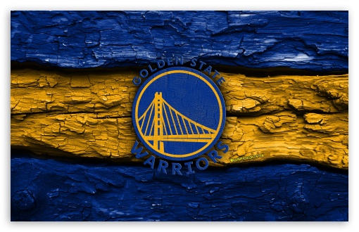 Golden State Warriors Wooden Logo UltraHD Wallpaper for Widescreen 16:10 ;