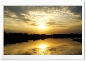 Golden Sunset Ultra HD Wallpaper for 4K UHD Widescreen desktop, tablet & smartphone
