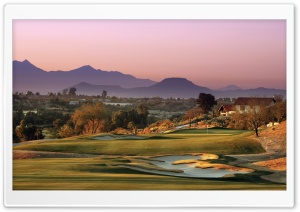 Golf Course Landscape Ultra HD Wallpaper for 4K UHD Widescreen desktop, tablet & smartphone