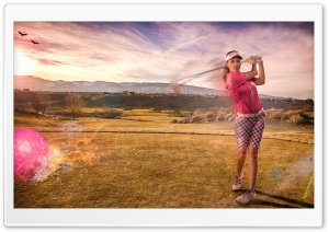 Golfer Shot Ultra HD Wallpaper for 4K UHD Widescreen desktop, tablet & smartphone