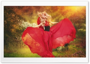 Gorgeous Red Dress Ultra HD Wallpaper for 4K UHD Widescreen desktop, tablet & smartphone