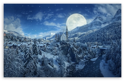 Gorgeous Winter Village in Europe UltraHD Wallpaper for UHD 16:9 ; HD 16:9 ; UltraWide 21:9 24:10 ; Widescreen 16:10 5:3 ; Fullscreen 4:3 5:4 3:2 ; Tablet 1:1 ; Mobile 9:16 9:19.5 9:20 9:21 9:22 10:16 2:3 3:5 3:4 ;