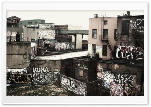 Graffiti Ghetto Ultra HD Wallpaper for 4K UHD Widescreen desktop, tablet & smartphone