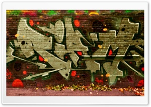 Graffiti October Falls Ultra HD Wallpaper for 4K UHD Widescreen desktop, tablet & smartphone