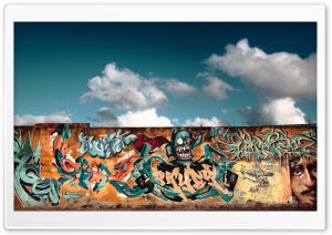 Graffiti Wall Art Ultra HD Wallpaper for 4K UHD Widescreen desktop, tablet & smartphone