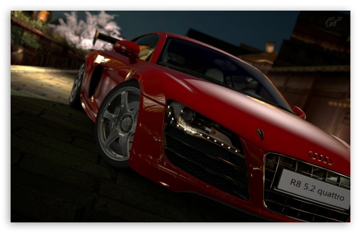 Gran Turismo 5 Audi R8 5 2 Quattro Red UltraHD Wallpaper for Wide 16:10 5:3 Widescreen WHXGA WQXGA WUXGA WXGA WGA ; 8K UHD TV 16:9 Ultra High Definition 2160p 1440p 1080p 900p 720p ; UHD 16:9 2160p 1440p 1080p 900p 720p ; Standard 4:3 3:2 Fullscreen UXGA XGA SVGA DVGA HVGA HQVGA ( Apple PowerBook G4 iPhone 4 3G 3GS iPod Touch ) ; iPad 1/2/Mini ; Mobile 4:3 5:3 3:2 16:9 - UXGA XGA SVGA WGA DVGA HVGA HQVGA ( Apple PowerBook G4 iPhone 4 3G 3GS iPod Touch ) 2160p 1440p 1080p 900p 720p ;