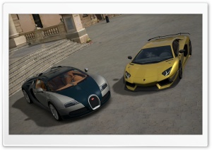 Gran Turismo Lamborghini and Bugatti Ultra HD Wallpaper for 4K UHD Widescreen desktop, tablet & smartphone