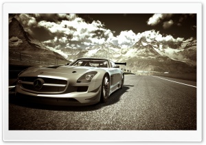Gran Turismo Mercedes Race Car Ultra HD Wallpaper for 4K UHD Widescreen desktop, tablet & smartphone