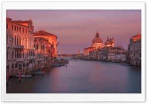 Grand Canal, Venice, Sunset Ultra HD Wallpaper for 4K UHD Widescreen desktop, tablet & smartphone