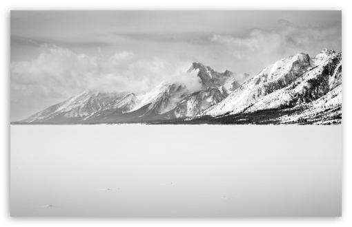 Grand Teton, Idaho, Landscape, Mountains, Snow, United States, Winter, Black And White UltraHD Wallpaper for UHD 16:9 ; HD 16:9 ; UltraWide 21:9 24:10 32:9 32:10 ; Widescreen 16:10 5:3 ; Fullscreen 4:3 5:4 3:2 ; Tablet 1:1 ; Mobile 9:16 9:19.5 9:20 9:21 9:22 10:16 2:3 3:5 3:4 ; Dual 16:10 5:3 16:9 4:3 5:4 3:2 ;