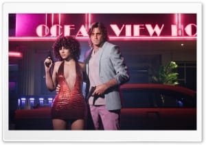 Grand Theft Auto 6, Lucia and Jason at Ocean View Hotel 4K UHD Wallpaper for Widescreen and UltraWide Desktop, UltraHD TV, Smartphone, Tablet