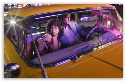 Grand Theft Auto 6, Lucia and Jason Driving Through Vice City UltraHD Wallpaper for UHD 16:9 ; HD 16:9 ; UltraWide 21:9 24:10 32:9 32:10 ; Widescreen 16:10 ; Tablet 1:1 ; Dual 16:10 16:9 ;