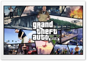 Grand Theft Auto V 2012 Ultra HD Wallpaper for 4K UHD Widescreen desktop, tablet & smartphone
