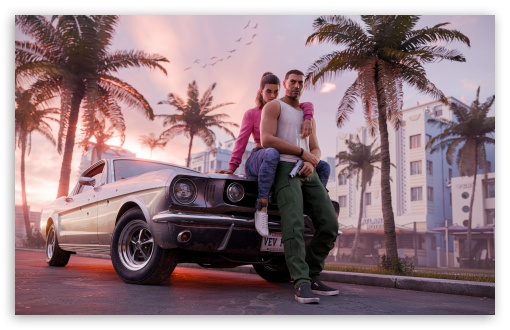 Grand Theft Auto VI, GTA 6, VideoGame, 2025, Games, Gaming, Vice City, Jason, Lucia UltraHD Wallpaper for UHD 16:9 ; HD 16:9 ; UltraWide 21:9 24:10 32:9 32:10 ; Widescreen 16:10 5:3 ; Fullscreen 4:3 5:4 3:2 ; Tablet 1:1 ; Mobile 9:16 9:19.5 9:20 10:16 2:3 3:5 3:4 ; Dual 16:10 5:3 16:9 4:3 5:4 3:2 ;
