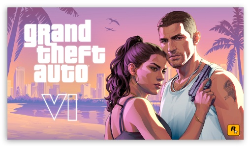 Grand Theft Auto VI Protagonists Lucia and Jason UltraHD Wallpaper for UHD 16:9 ; HD 16:9 ; Tablet 1:1 ;