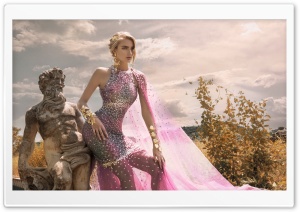 Greek Goddess Style Dress, Woman Ultra HD Wallpaper for 4K UHD Widescreen desktop, tablet & smartphone
