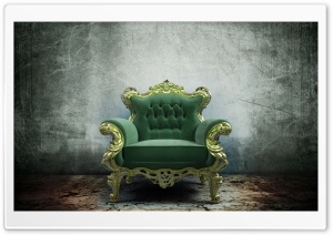 Green Armchair Ultra HD Wallpaper for 4K UHD Widescreen desktop, tablet & smartphone