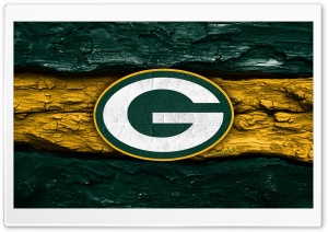 Green Bay Packers Wooden Logo 4K UHD Wallpaper for Widescreen and UltraWide Desktop, UltraHD TV, Smartphone, Tablet