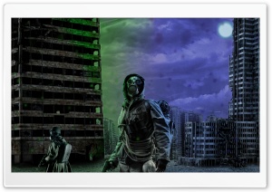 Green-blue Apocalyps Ultra HD Wallpaper for 4K UHD Widescreen desktop, tablet & smartphone