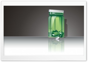 Green Jar Vector Ultra HD Wallpaper for 4K UHD Widescreen desktop, tablet & smartphone
