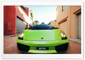 Green Lamborghini Ultra HD Wallpaper for 4K UHD Widescreen desktop, tablet & smartphone