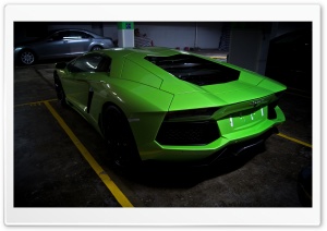 Green Lamborghini Ultra HD Wallpaper for 4K UHD Widescreen desktop, tablet & smartphone