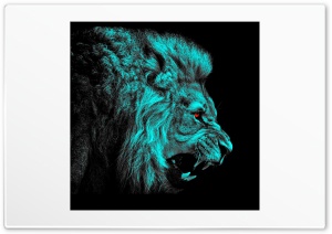 green lion 4K UHD Wallpaper for Widescreen and UltraWide Desktop, UltraHD TV, Smartphone, Tablet