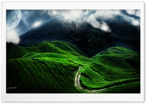 green mountain 4K UHD Wallpaper for Widescreen and UltraWide Desktop, UltraHD TV, Smartphone, Tablet