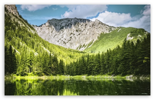 Green Mountain Lake UltraHD Wallpaper for UHD 16:9 ; HD 16:9 ; UltraWide 21:9 24:10 ; Widescreen 16:10 5:3 ; Fullscreen 4:3 5:4 3:2 ; Tablet 1:1 ; Mobile 9:16 9:19.5 9:20 10:16 2:3 3:5 3:4 ;