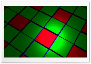 Green  Red Cubes Ultra HD Wallpaper for 4K UHD Widescreen desktop, tablet & smartphone