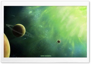 Green Supernova Ultra HD Wallpaper for 4K UHD Widescreen desktop, tablet & smartphone