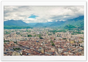 Grenoble Panorama Ultra HD Wallpaper for 4K UHD Widescreen desktop, tablet & smartphone