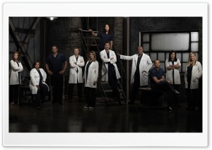 Greys Anatomy TV Show Cast Ultra HD Wallpaper for 4K UHD Widescreen desktop, tablet & smartphone
