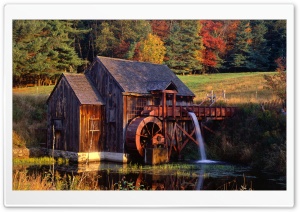 Gristmill, Guilford, Vermont Ultra HD Wallpaper for 4K UHD Widescreen desktop, tablet & smartphone