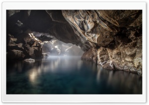 Grjotagja cave, Thermal Spring, Iceland Ultra HD Wallpaper for 4K UHD Widescreen desktop, tablet & smartphone