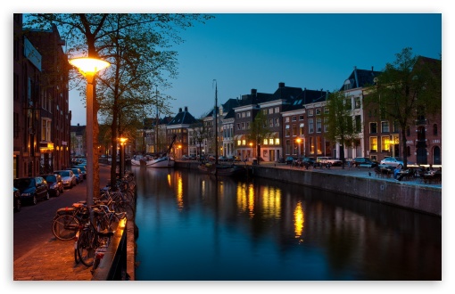 Groningen Canal Ultra HD Desktop Background Wallpaper for 4K UHD TV ...