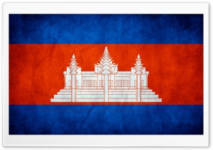 Grunge Flag Of Cambodia Ultra HD Wallpaper for 4K UHD Widescreen desktop, tablet & smartphone