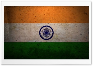 Grunge Flag Of India Ultra HD Wallpaper for 4K UHD Widescreen desktop, tablet & smartphone