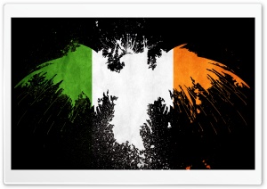 Grunge Flag Of Ireland Ultra HD Wallpaper for 4K UHD Widescreen desktop, tablet & smartphone