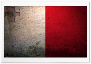 Grunge Flag Of Malta Ultra HD Wallpaper for 4K UHD Widescreen desktop, tablet & smartphone