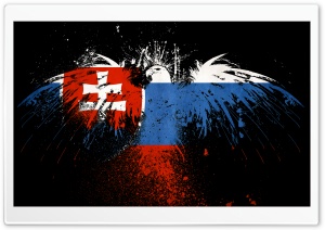 Grunge Flag Of Slovakia Ultra HD Wallpaper for 4K UHD Widescreen desktop, tablet & smartphone
