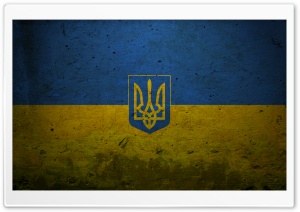 Grunge Ukraine   Presidential Flag Ultra HD Wallpaper for 4K UHD Widescreen desktop, tablet & smartphone