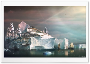 Guild Wars 2 City Ultra HD Wallpaper for 4K UHD Widescreen desktop, tablet & smartphone